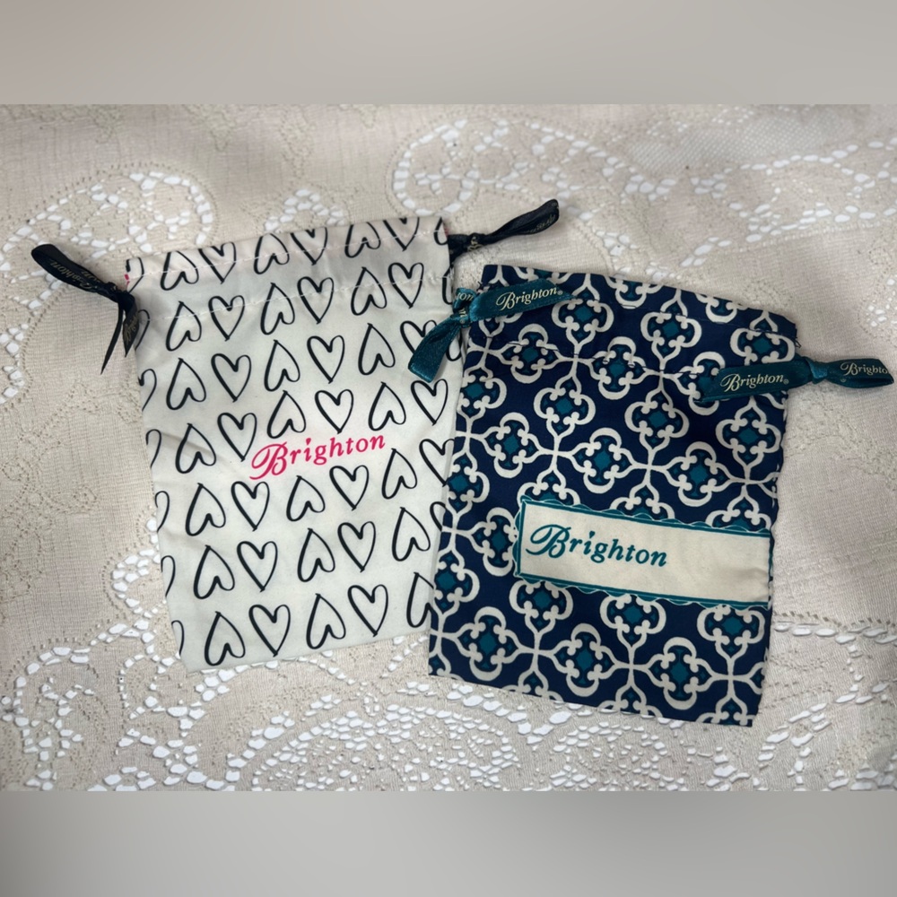 Brighton Jewelry Drawstring Bags – Set of 2